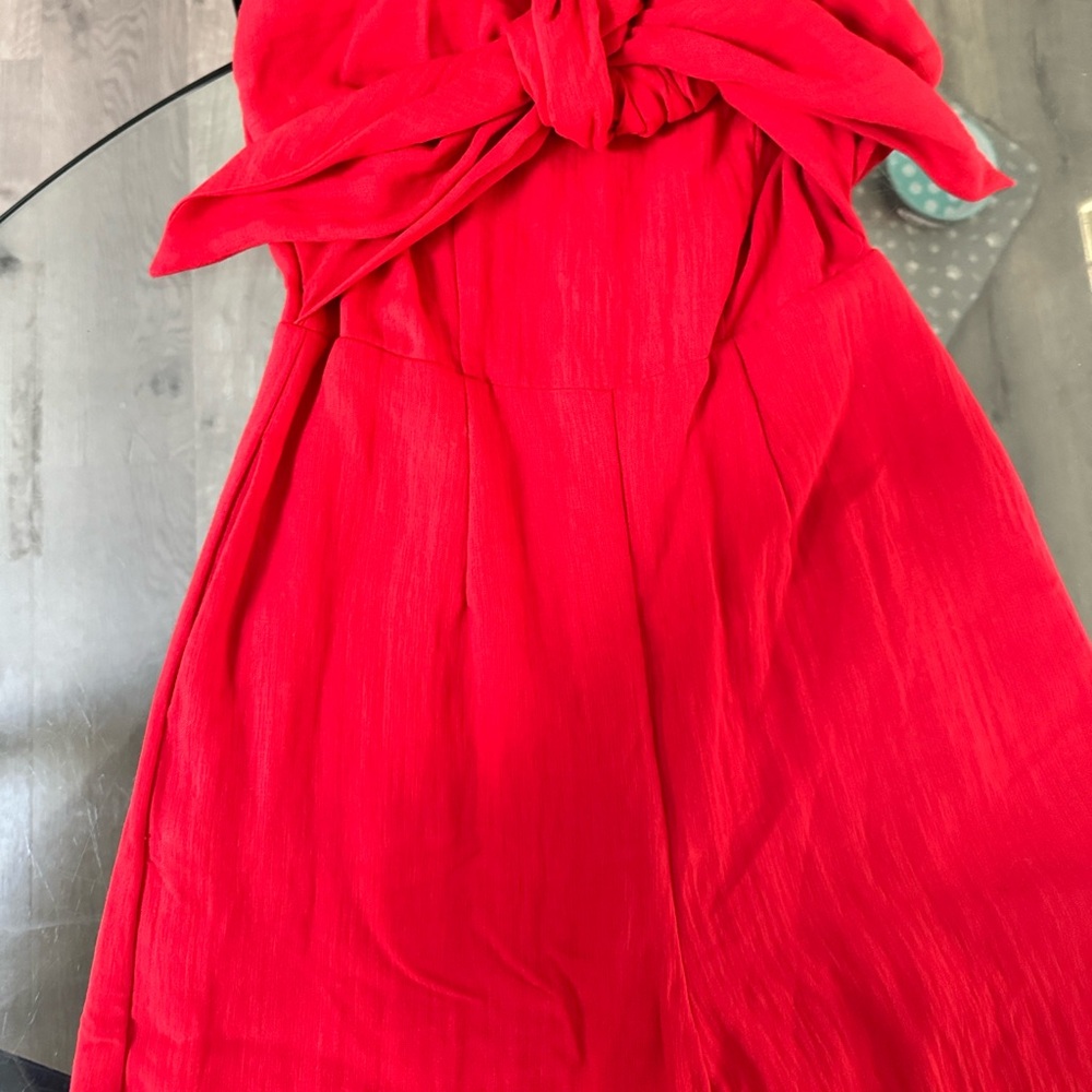 Vibrant Scarlet Jumpsuit